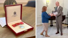 Lyubov Kostova awarded with the Order of the British Empire (BEM)